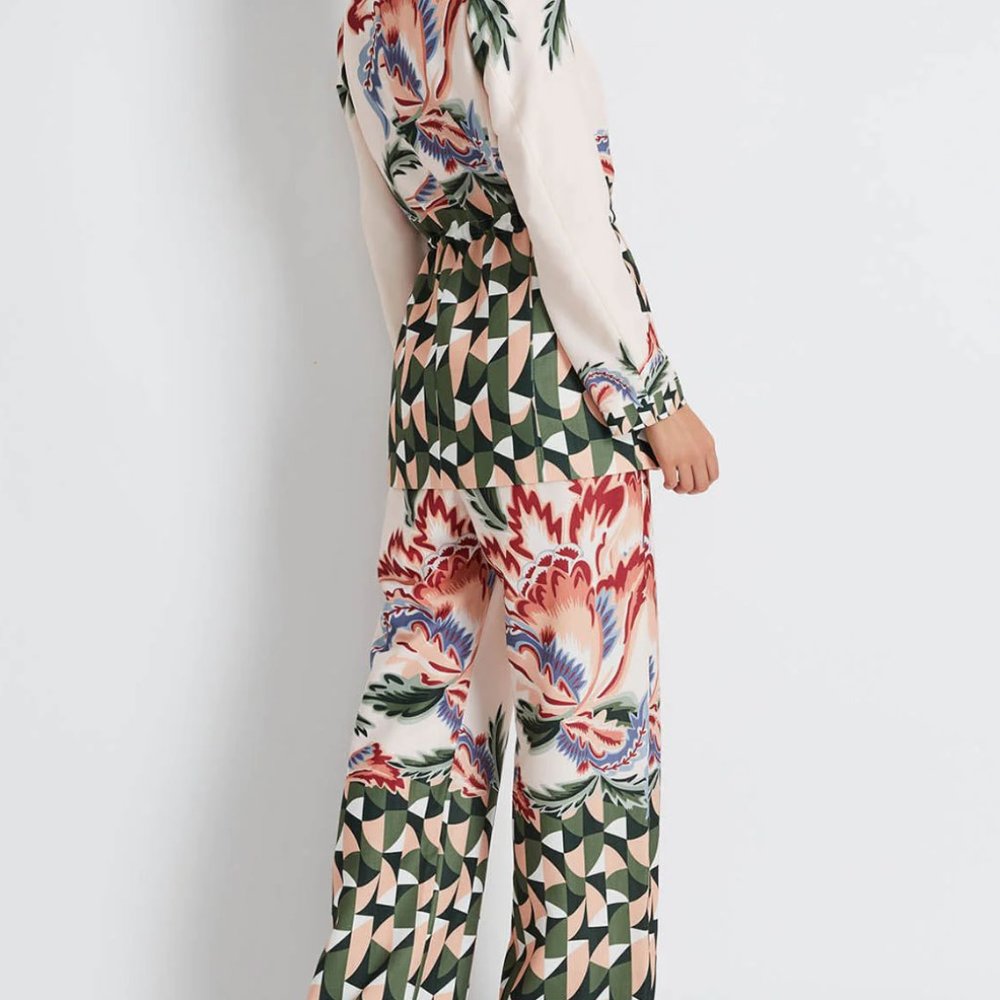 XS PATBO Pink PLITKA TIE-WAIST BLAZER - Picture 2 of 7